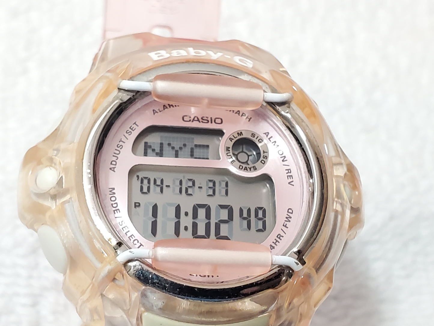 Casio Baby-G BG-169R Digital Watch Bull Bars WR 200 Meters Pink Style Sport