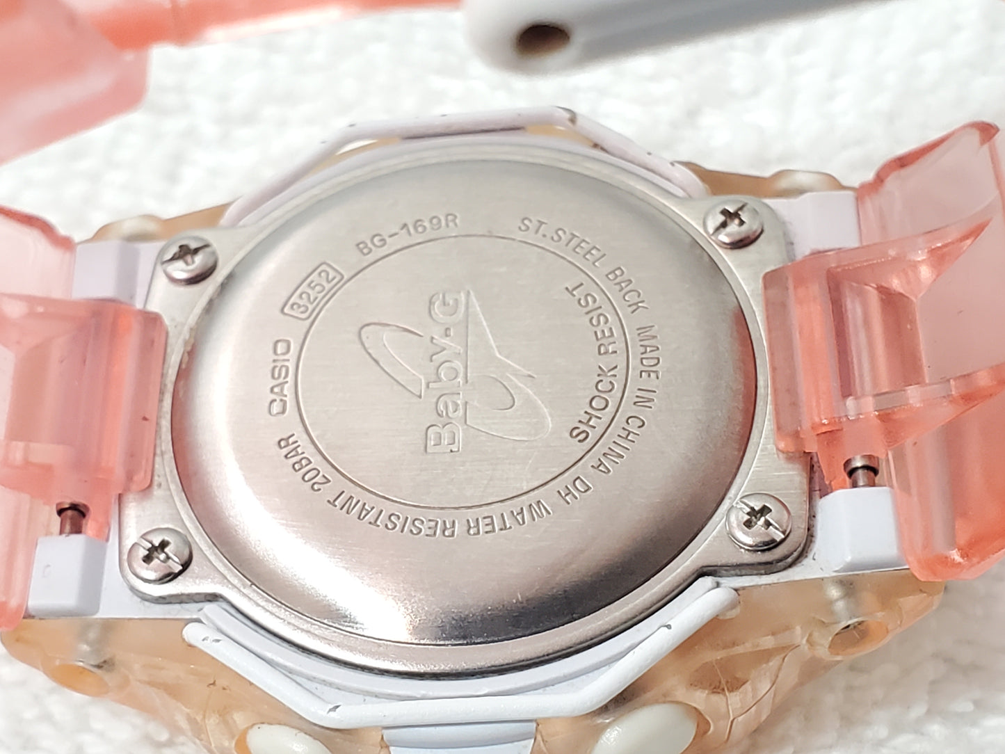Casio Baby-G BG-169R Digital Watch Bull Bars WR 200 Meters Pink Style Sport