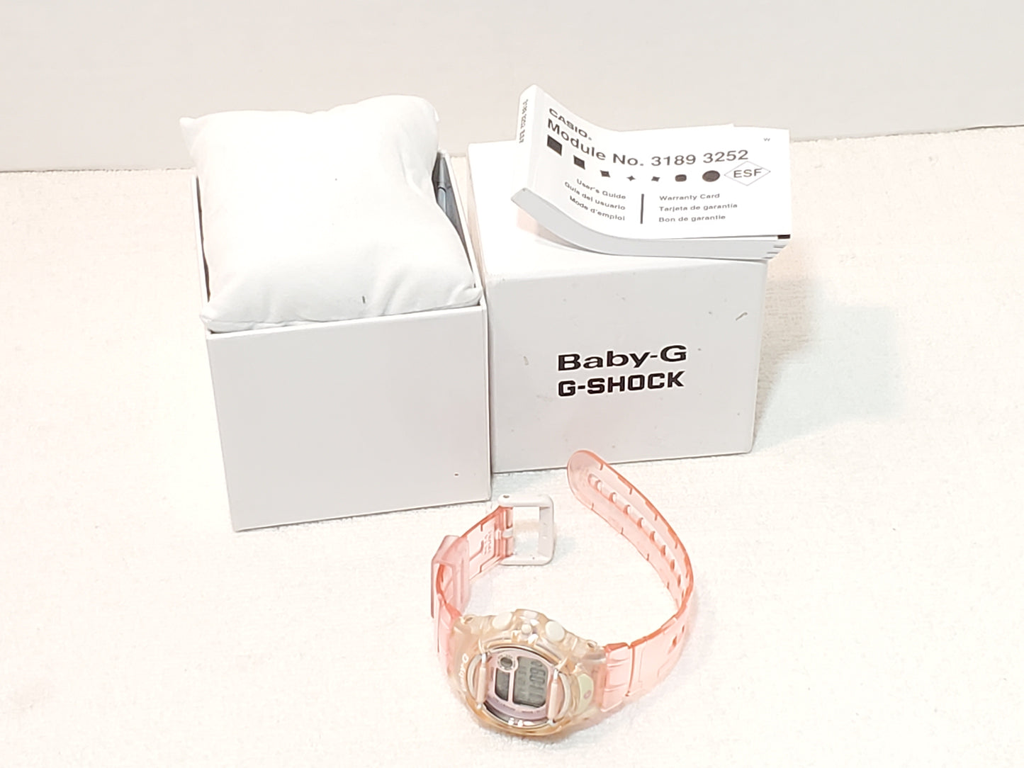 Casio Baby-G BG-169R Digital Watch Bull Bars WR 200 Meters Pink Style Sport