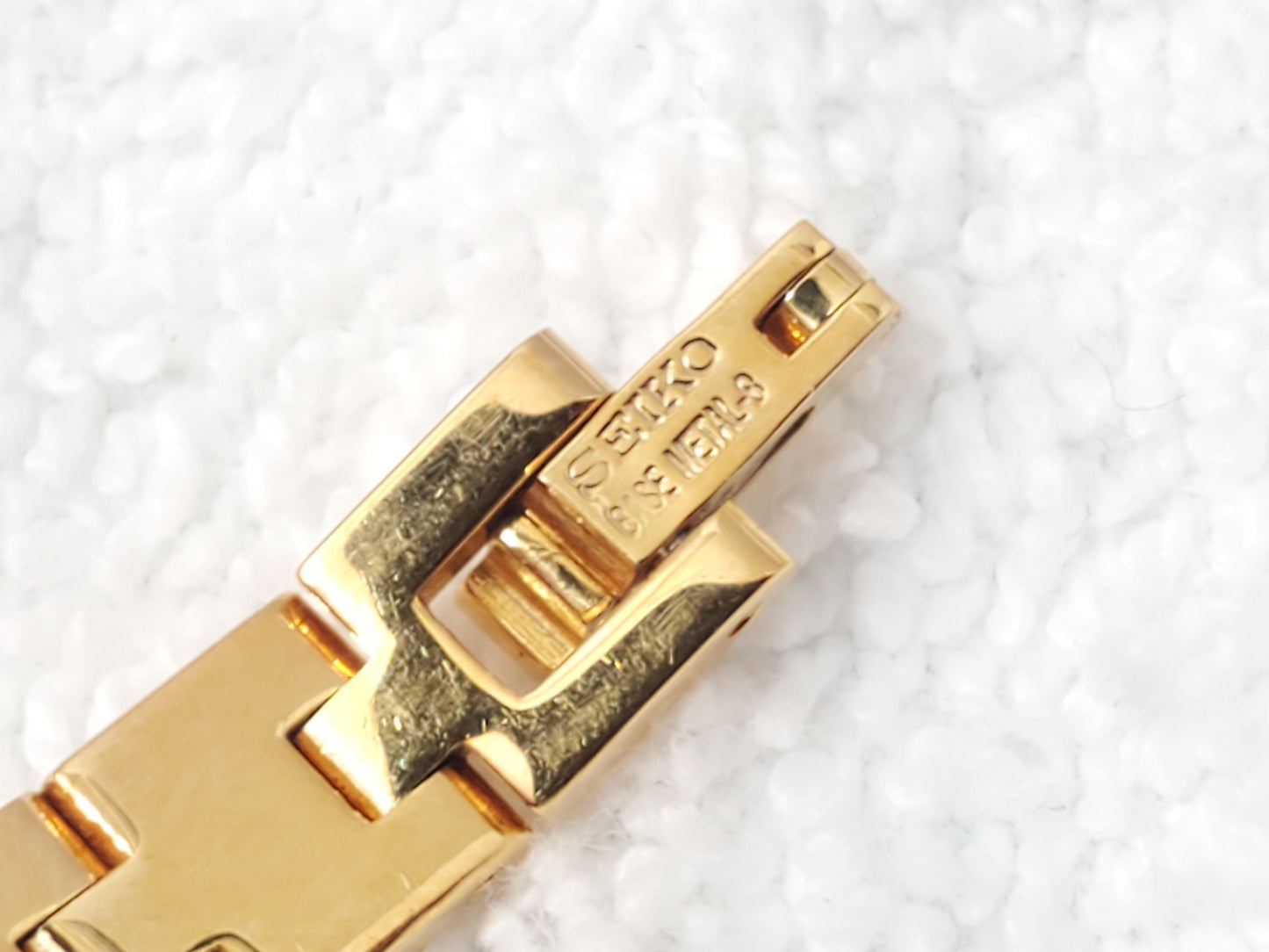 Vintage Seiko Tank Women's Quartz Petite Watch One Jewel Gold Plated