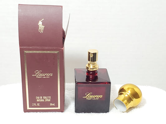Vintage 1970s Lauren by Ralph Lauren 2 oz Eau De Toilette Natural Spray Women's