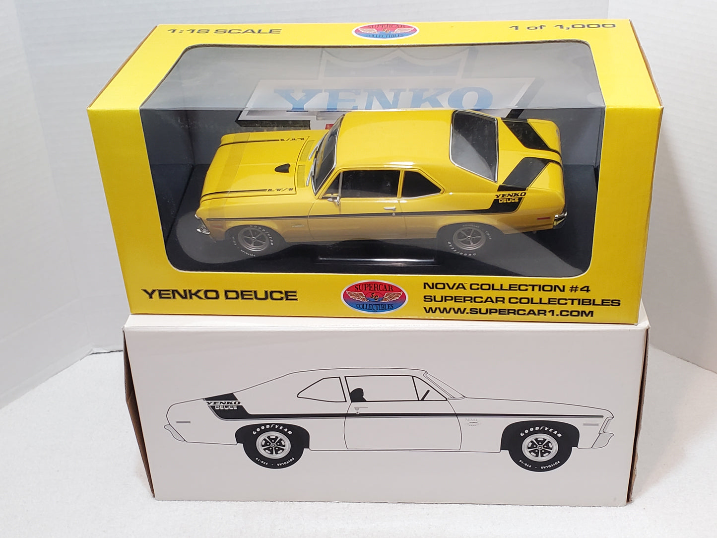 GMP Supercar Collectibles 1970 Chevy Yenko Deuce Nova LT1 350 Diecast 1:18 New