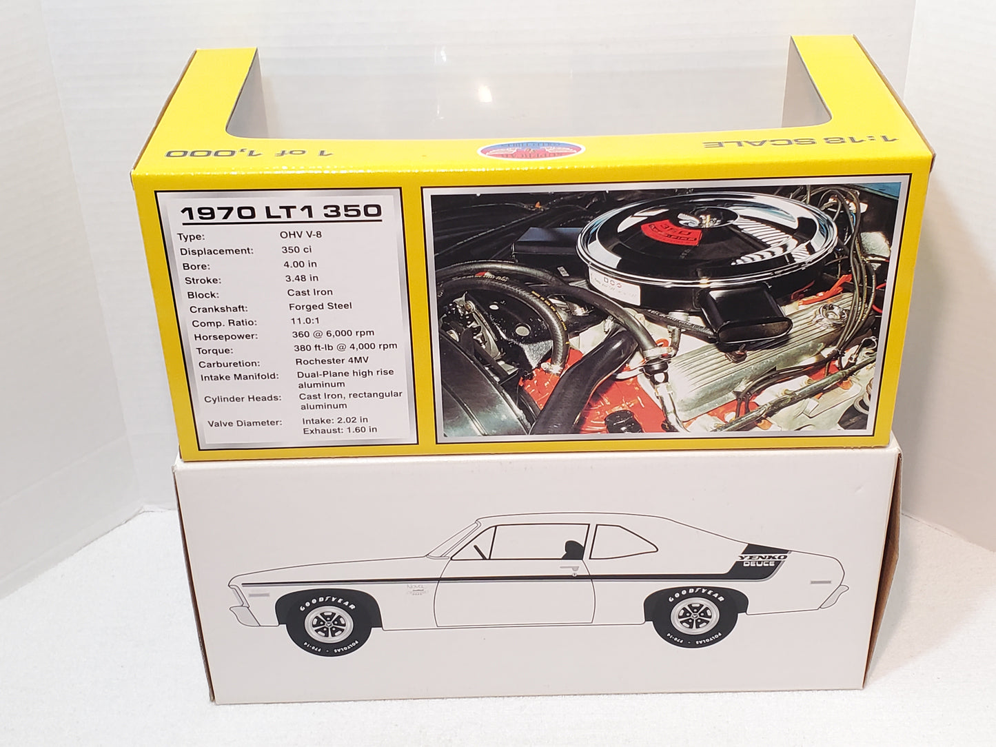 GMP Supercar Collectibles 1970 Chevy Yenko Deuce Nova LT1 350 Diecast 1:18 New