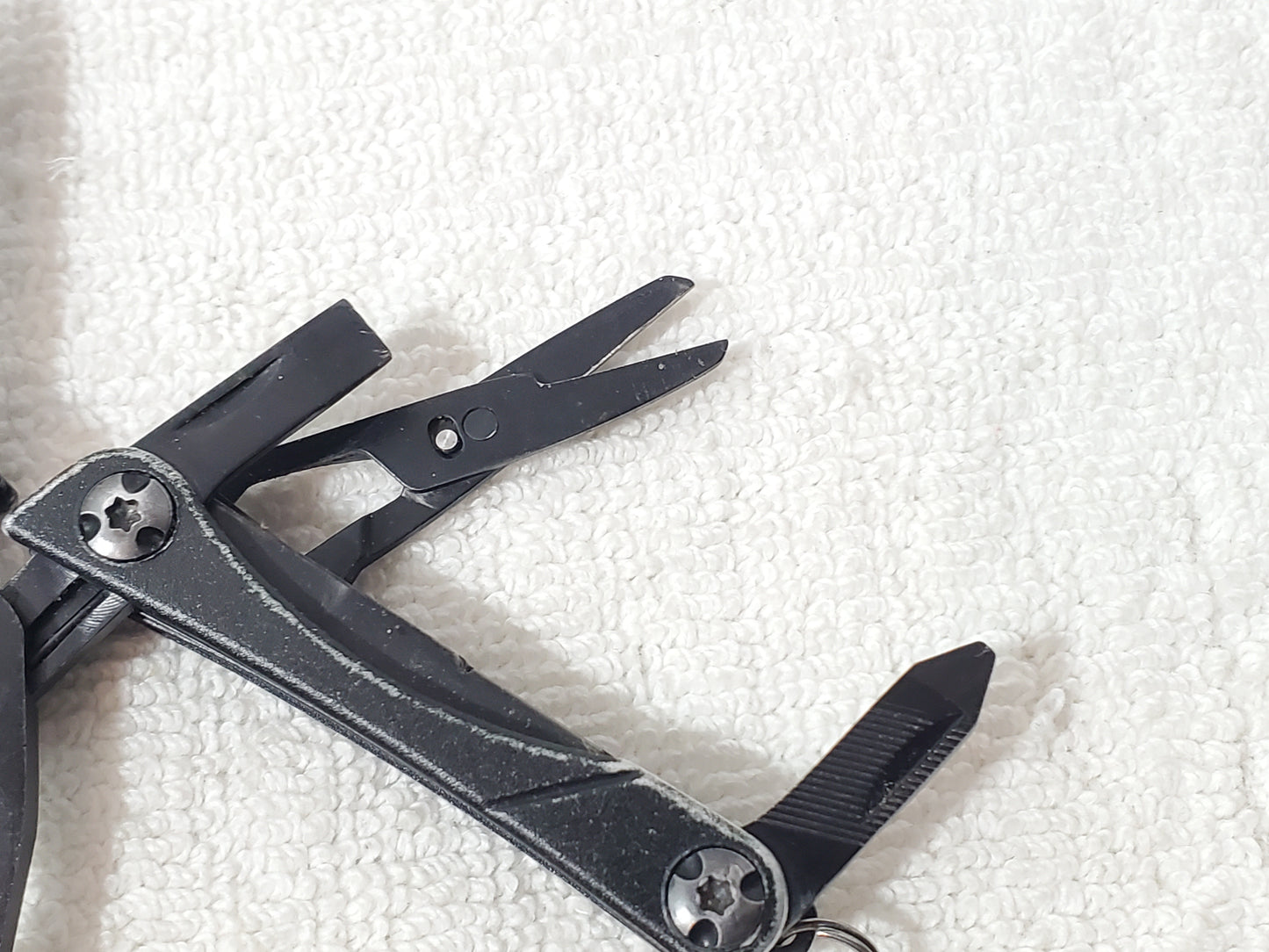 Gerber Dime Black Mini Multi-Tool Black Compact Keychain Pliers Scissors Tool