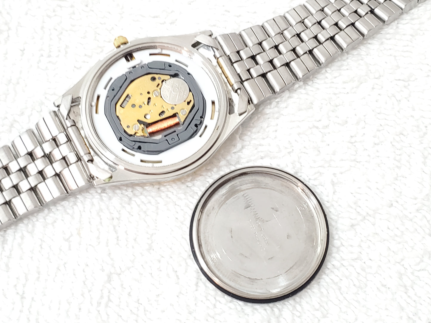 Vintage Citizen Men's Day Date Presidential Watch Gold Tone Stainless Steel
