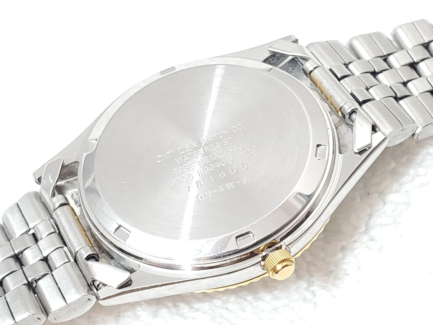Vintage Citizen Men's Day Date Presidential Watch Gold Tone Stainless Steel