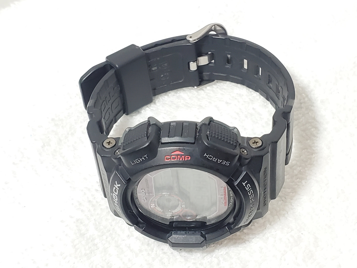 Casio G Shock Mudman G-9300 Black Tough Solar Twin Sensors Men's Watch 20 BAR
