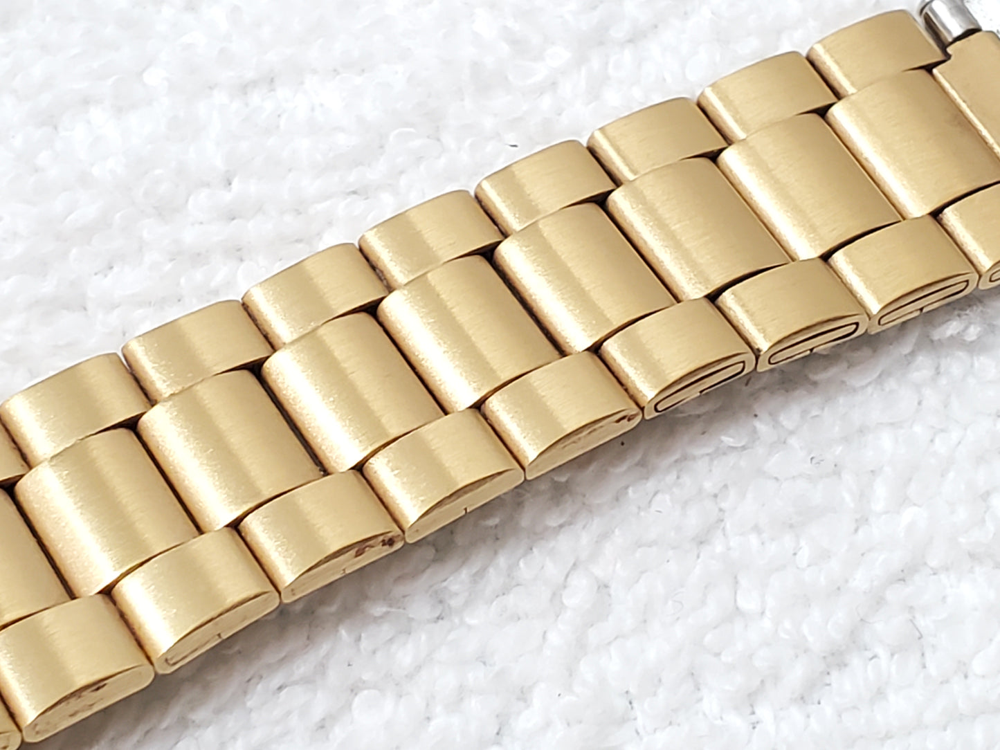 Seiko SQ Vintage Men's Gold Tone Date Quartz Watch Roman Numeral One Jewel