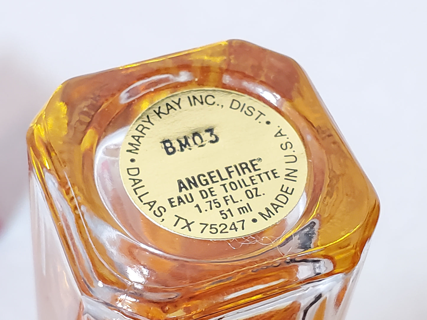 Vintage Mary Kay Angelfire Eau de Toilette Spray 1.75 oz / 51ml Batch Code BM03