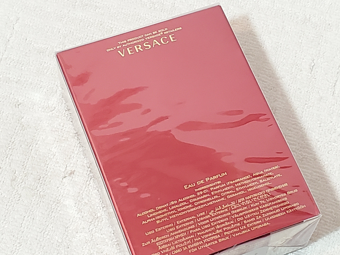Versace Eros Flame Eau de Parfum Spray 3.4 oz / 100ml New Factory Sealed for Men