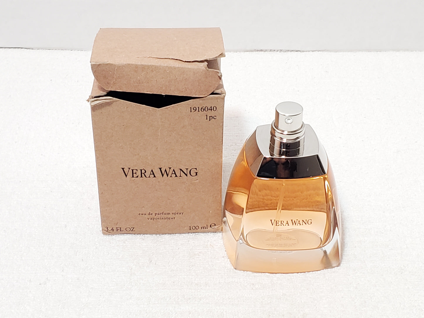 Vera Wang Eau de Parfum EDP Perfume Spray 3.4 oz 100ml Tester Spray Box NO CAP