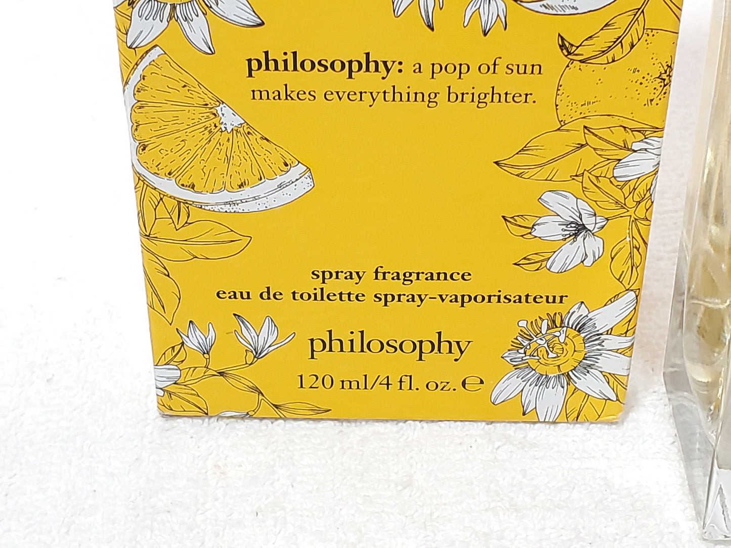 Philosophy Pure Grace Pop of Sun Eau de Toilette Spray 4 oz / 120ml NIB