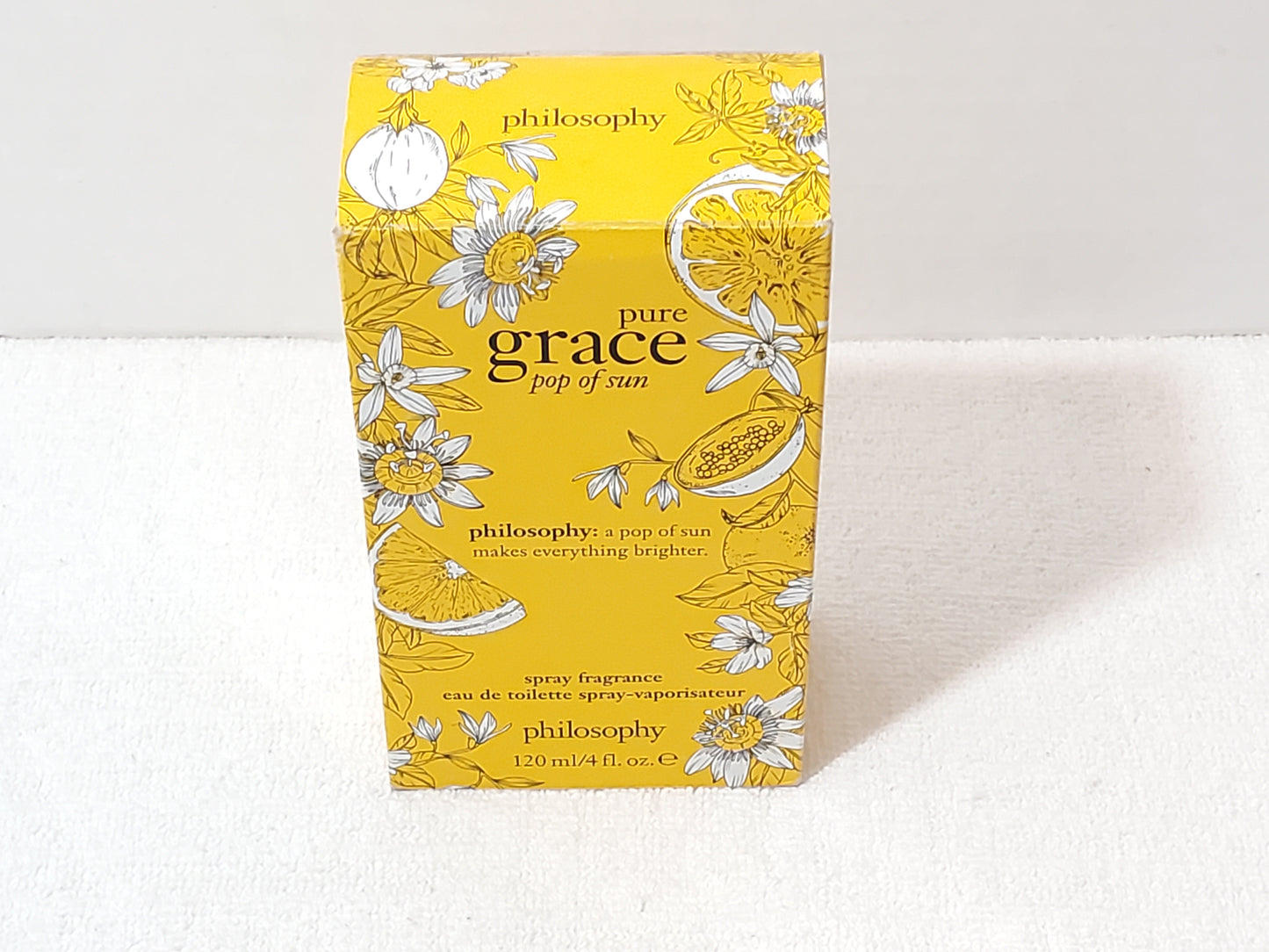 Philosophy Pure Grace Pop of Sun Eau de Toilette Spray 4 oz / 120ml NIB