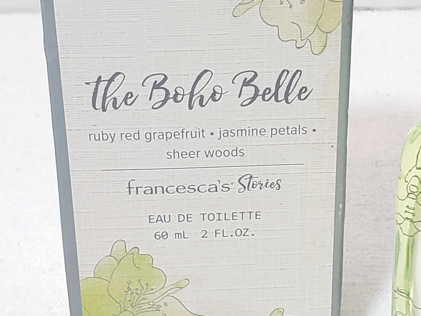 RARE Discontinued Francesca's Stories The Boho Belle EDT Spray 2 oz 60ml Women's