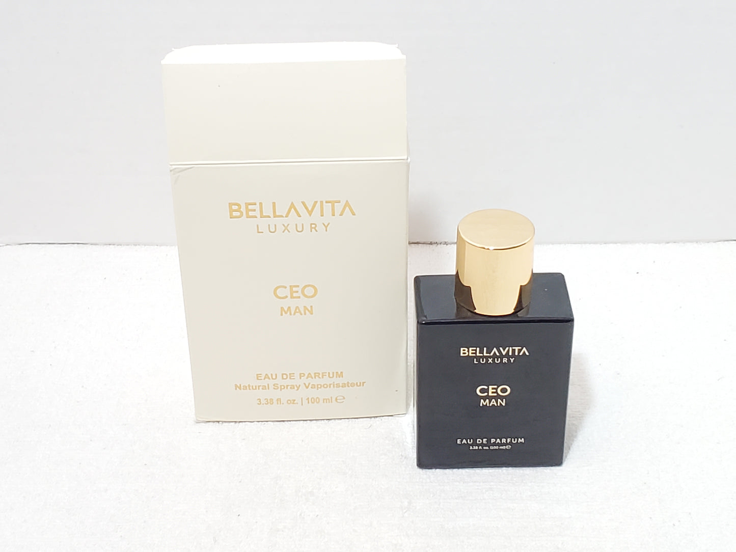 Bella Vita Luxury CEO Man Eau De Parfum 100ml / 3.38 oz Natural Spray NIB Men's