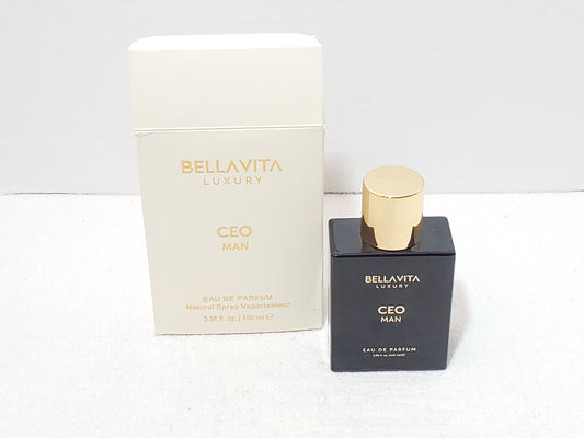 Bella Vita Luxury CEO Man Eau De Parfum 100ml / 3.38 oz Natural Spray NIB Men's