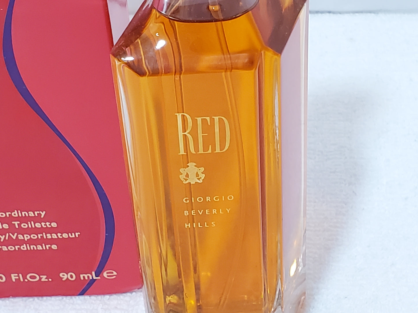 Vintage Classic Giorgio Beverly Hills RED Eau de Toilette Spray 3.0 oz / 90ml