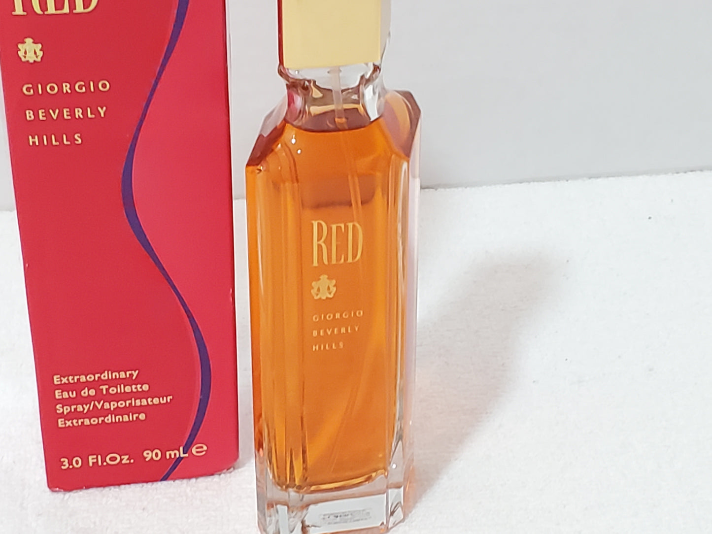 Vintage Classic Giorgio Beverly Hills RED Eau de Toilette Spray 3.0 oz / 90ml
