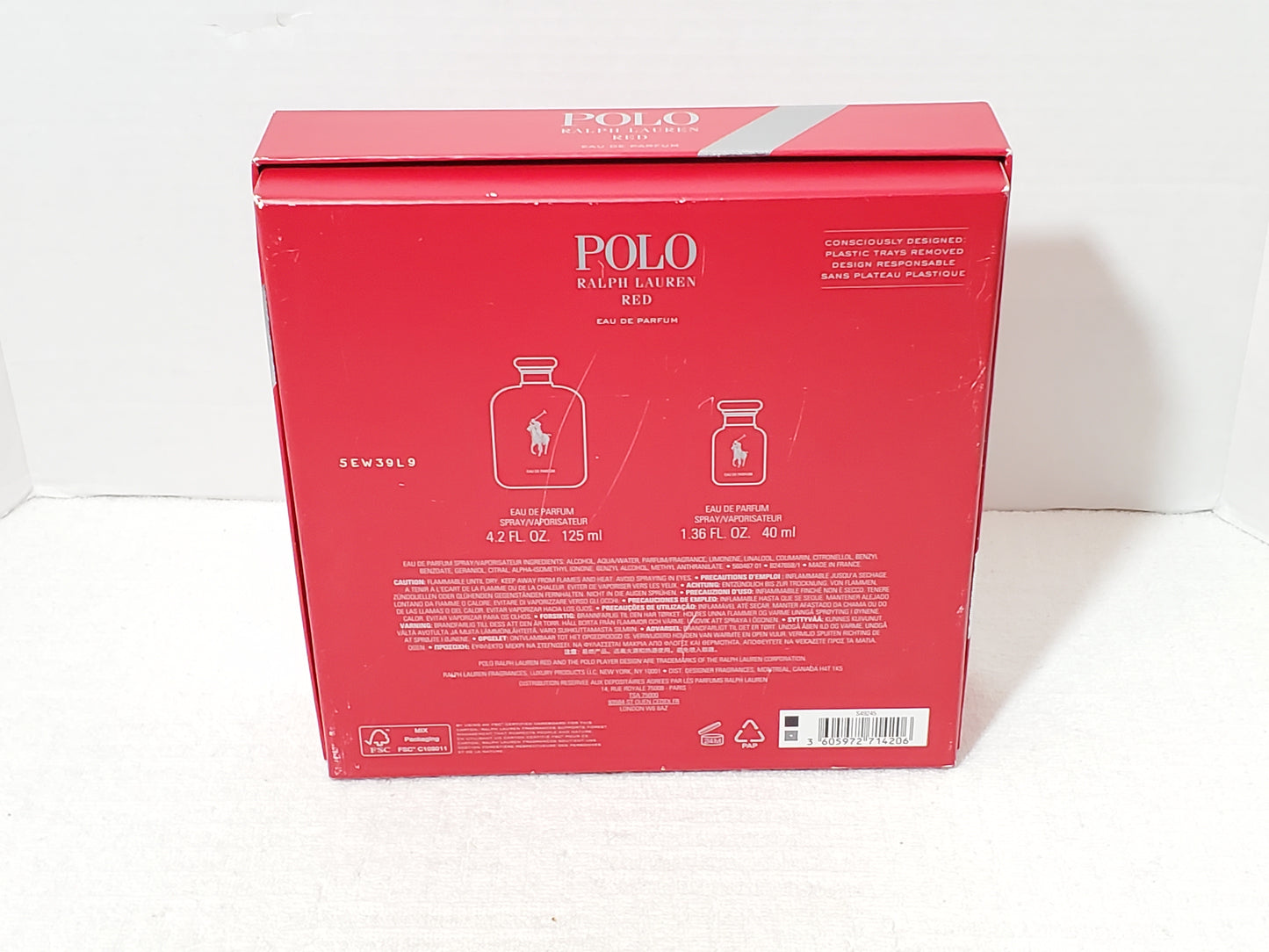 Ralph Lauren Polo Red Eau de Parfum 2-Pc Gift Set - 4.2 oz & 1.36 oz EDP Sprays