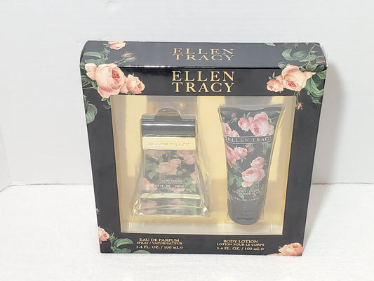 Ellen Tracy Courageous 2-Piece Gift Set 3.4 oz EDP Spray & 3.4 oz Body Lotion