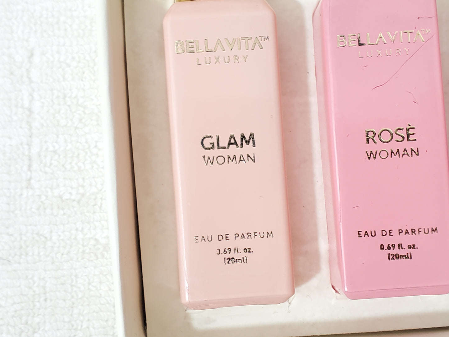 BELLAVITA Luxury Perfume Gift Set For Her 4x20ml EDP Glam Rose Date Senorita