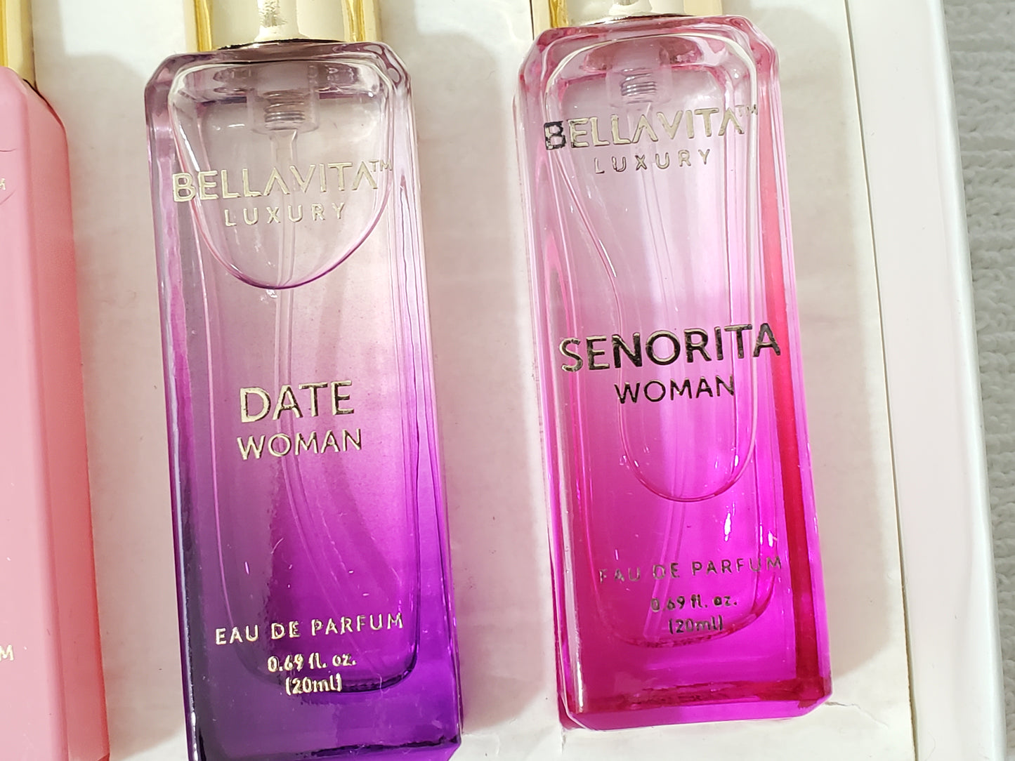 BELLAVITA Luxury Perfume Gift Set For Her 4x20ml EDP Glam Rose Date Senorita