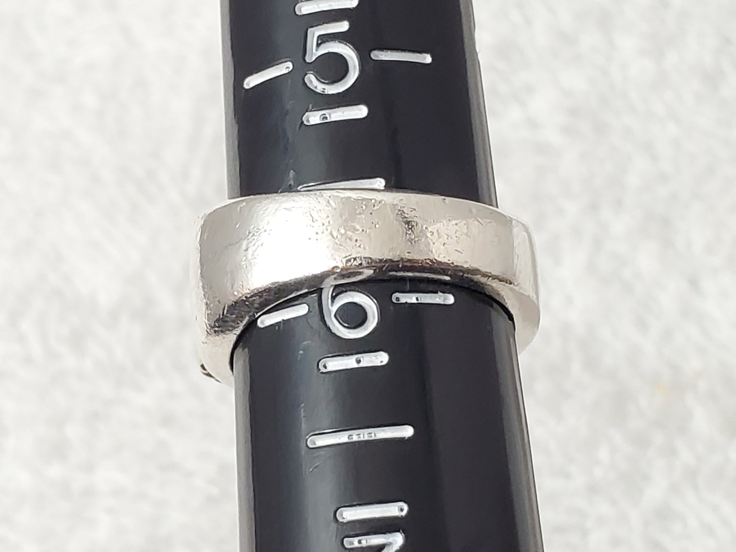 Vintage Taxco Mexico 925 Sterling Silver Gold Cable Wire Accent Ring TF-55 11.4g