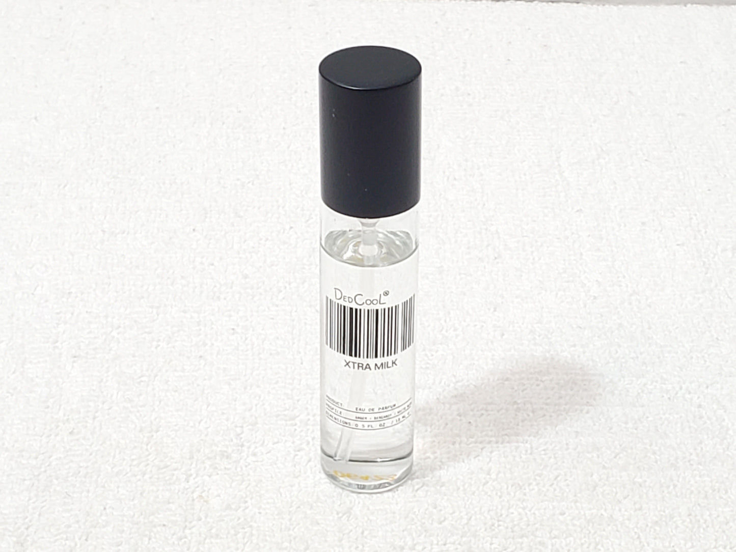 DedCool XTRA MILK EDP Travel Spray 0.5 oz / 15ml Amber Bergamot White Musk