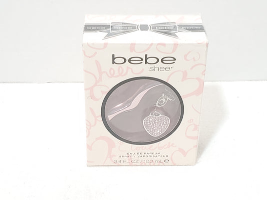Bebe Sheer Eau De Parfum Spray 3.4 oz / 100 ml EDP Perfume for Women NIB Sealed