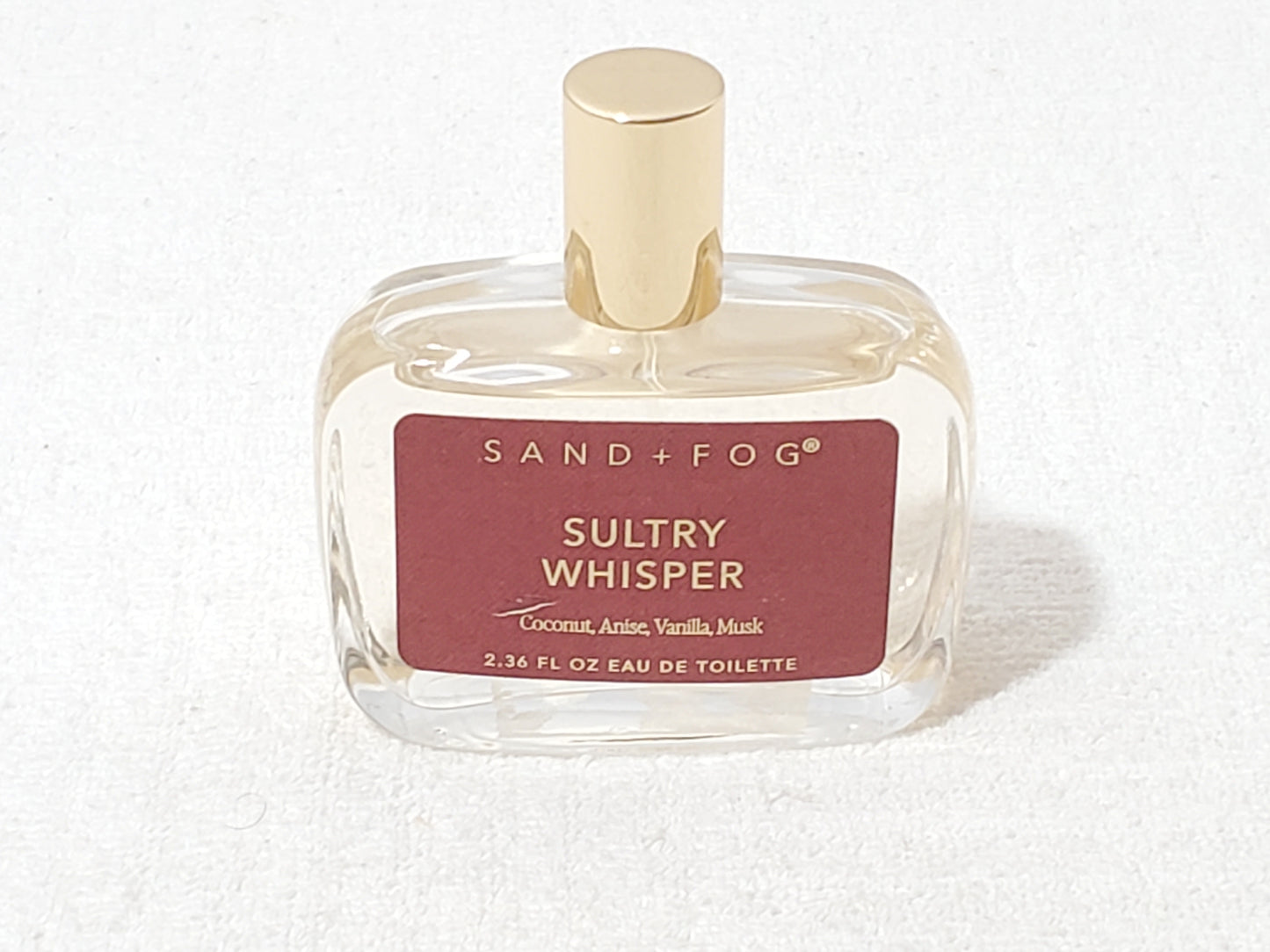 Sand + Fog Sultry Whisper Eau De Toilette Spray 2.36 oz / 70ml Coconut Vanilla