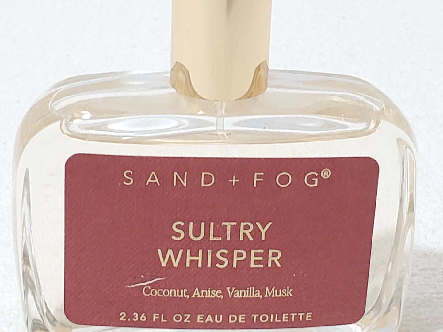 Sand + Fog Sultry Whisper Eau De Toilette Spray 2.36 oz / 70ml Coconut Vanilla
