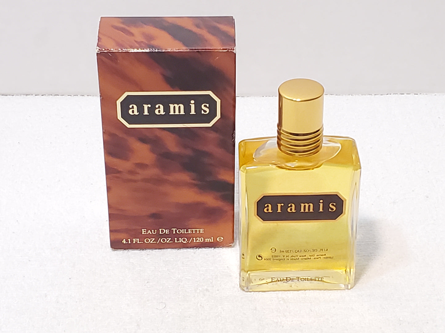 Vintage Aramis Eau De Toilette 4.1 oz / 120ml Splash Made in England Batch AC2