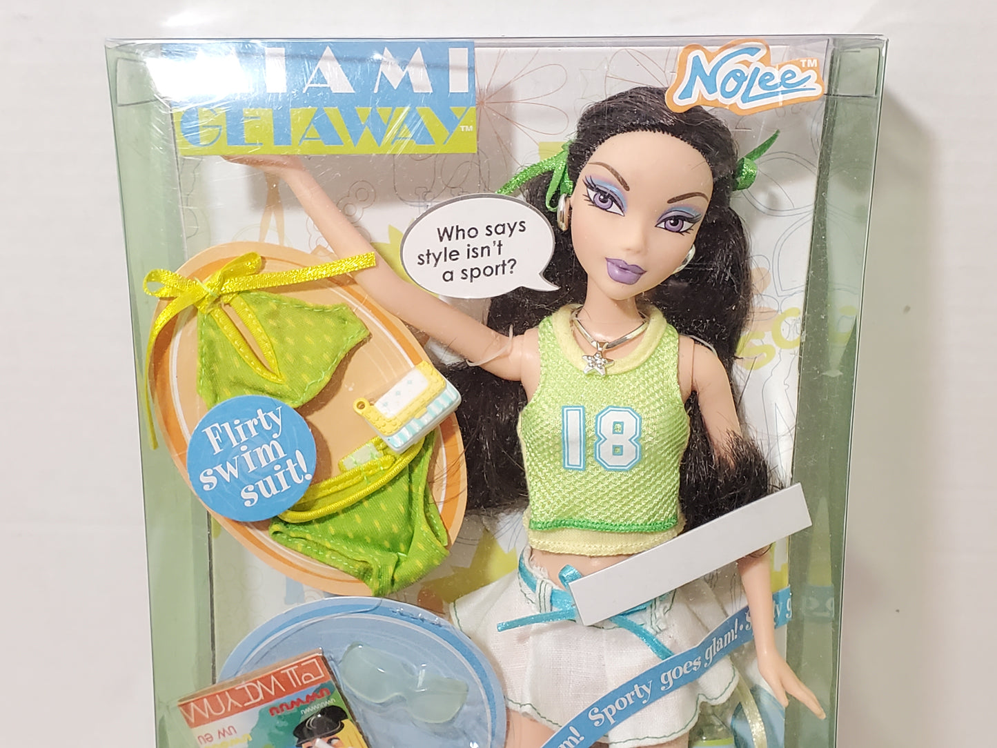 Mattel My Scene Miami Getaway Nolee Doll NIB 2004 Model G6127 Vintage Y2K