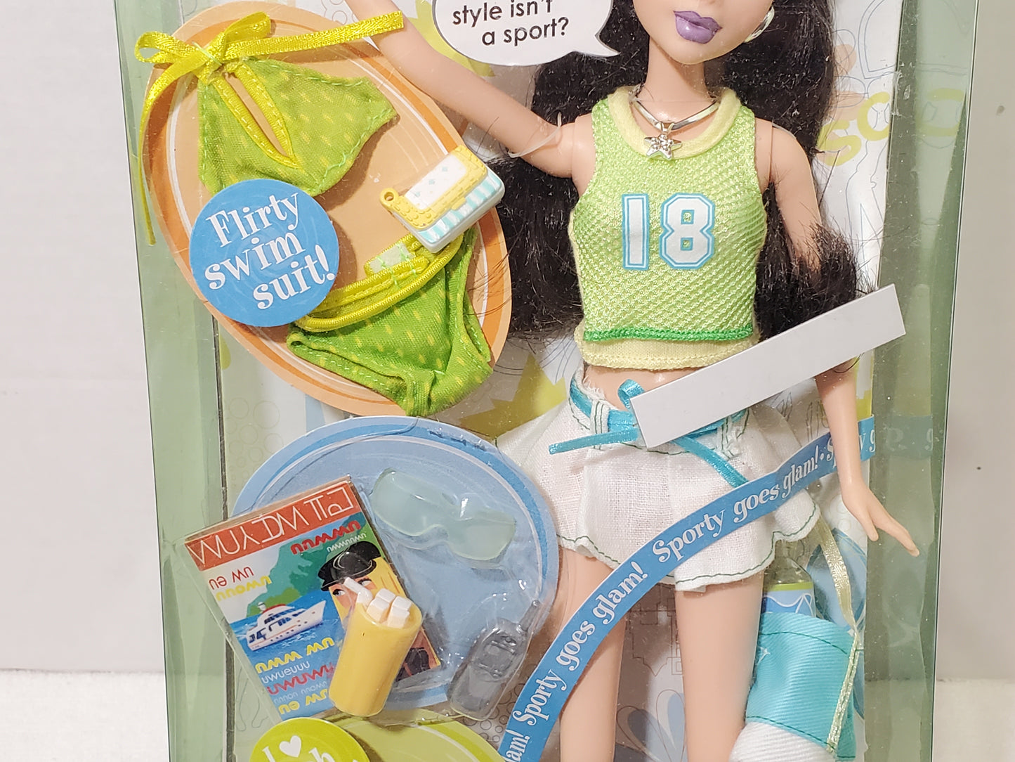 Mattel My Scene Miami Getaway Nolee Doll NIB 2004 Model G6127 Vintage Y2K