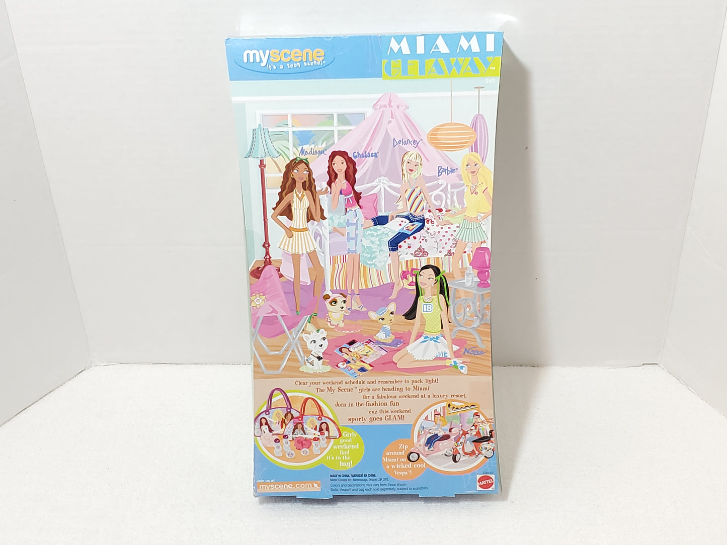 Mattel My Scene Miami Getaway Nolee Doll NIB 2004 Model G6127 Vintage Y2K