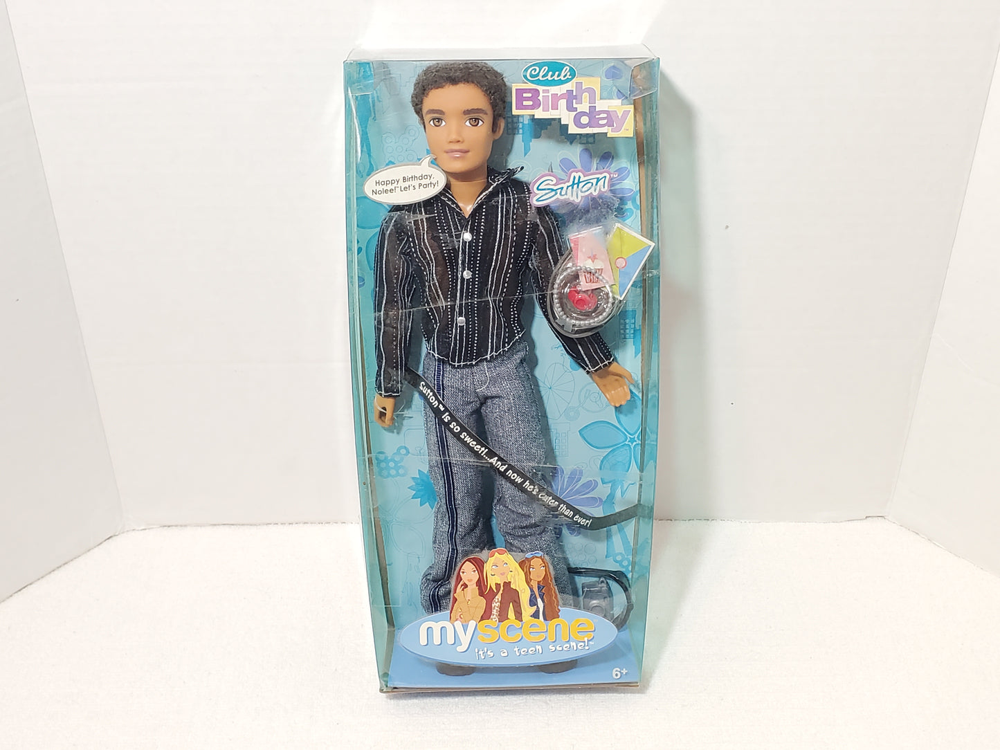 Mattel My Scene Club Birthday Sutton Doll NIB 2004 Y2K Male Boy Doll Vintage