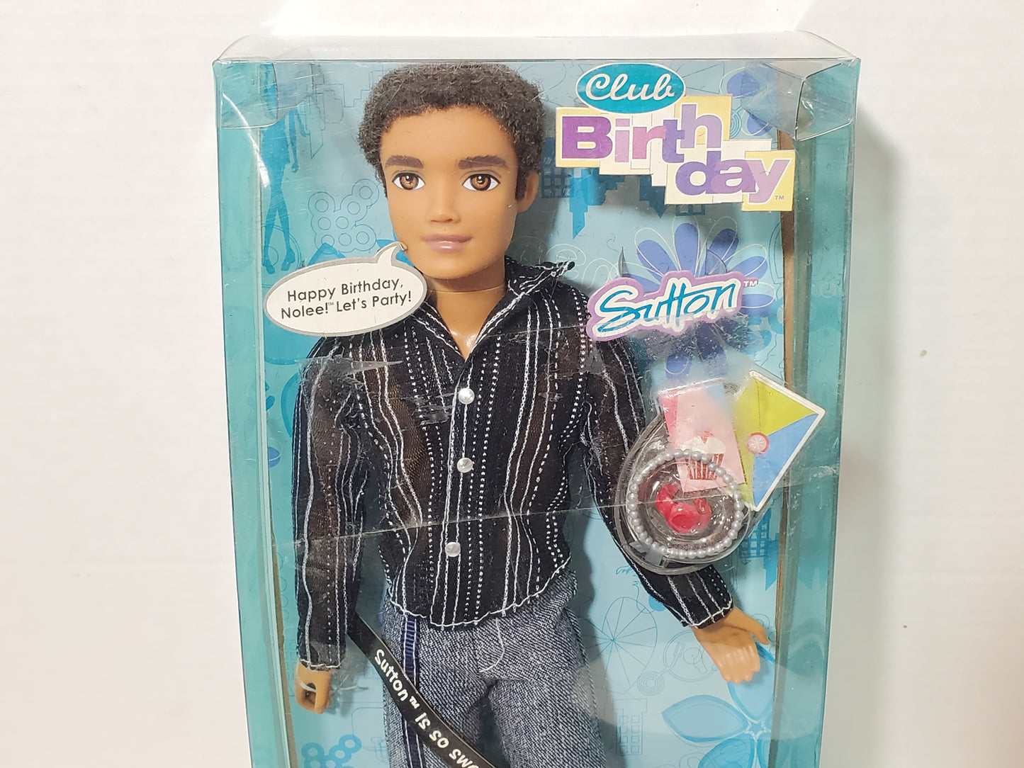 Mattel My Scene Club Birthday Sutton Doll NIB 2004 Y2K Male Boy Doll Vintage
