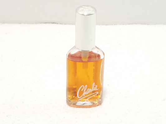 Vintage Revlon Charlie Cologne Spray 0.5 oz / 14.7ml Mini Travel Bottle Women's