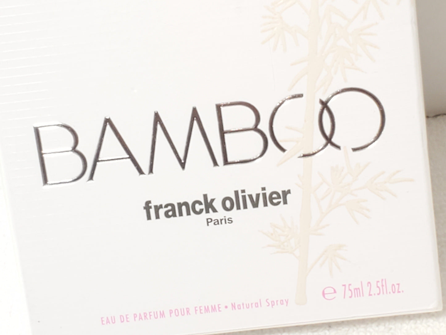 Franck Olivier Bamboo Women 2.5 oz / 75 ml Eau De Parfum EDP Spray New Sealed
