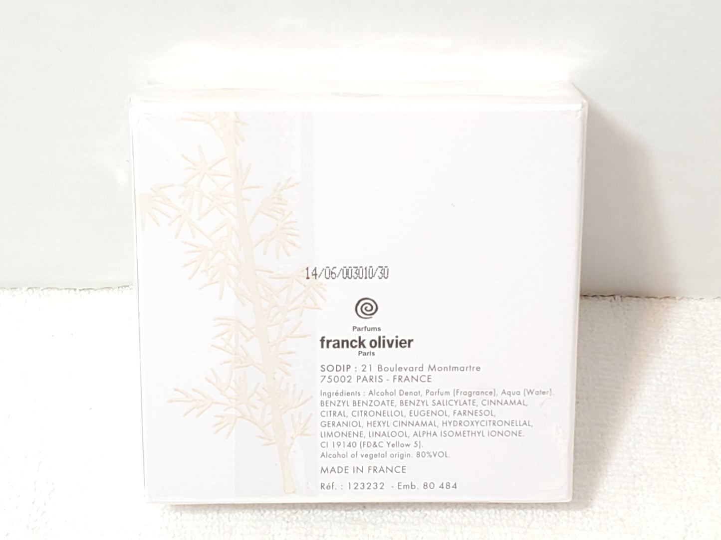 Franck Olivier Bamboo Women 2.5 oz / 75 ml Eau De Parfum EDP Spray New Sealed