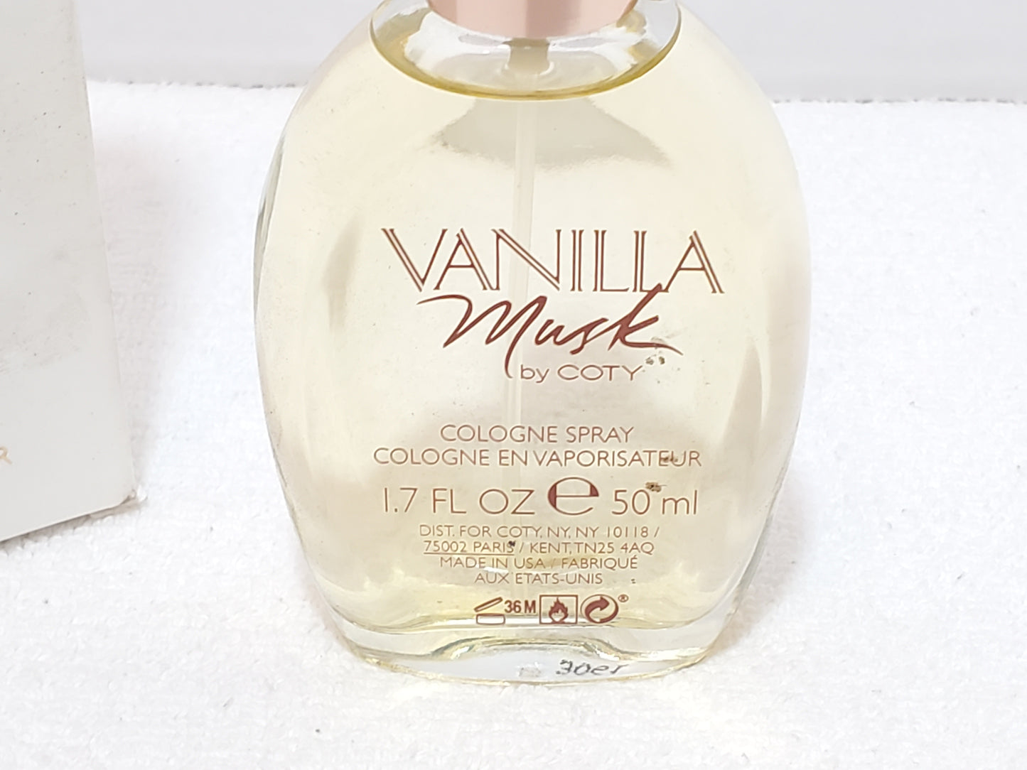 Coty Vanilla Musk Women's Cologne Spray 1.7 fl oz 50ml Rare Formula Batch 1061
