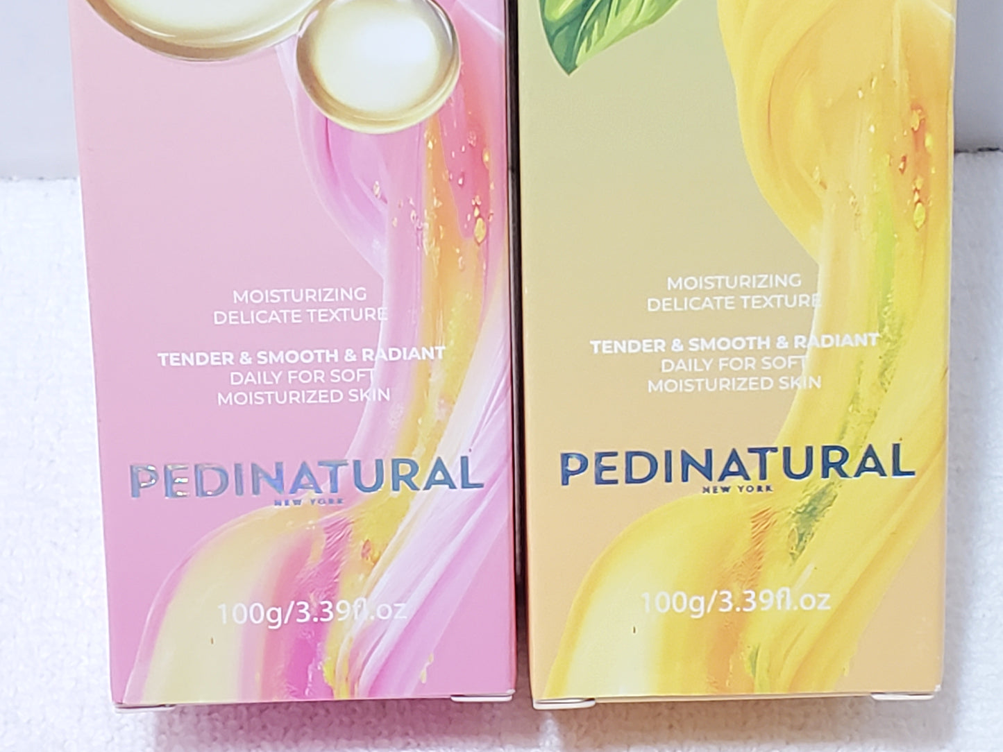 Lot of 2 PEDINATURAL New Hand & Body Cream Set Vitamin & White Tea 100g / 3.39oz