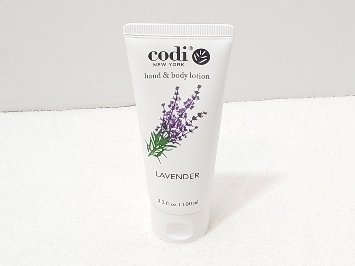 New Codi New York Hand & Body Lotion 3.3 oz / 100ml Lavender Squeeze Bottle