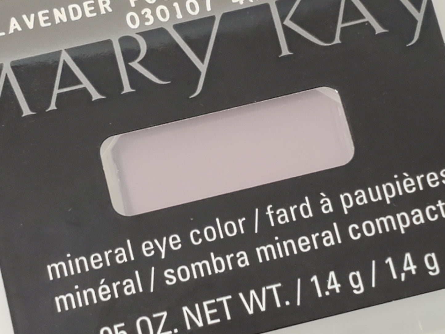Mary Kay Mineral Eye Color Single Eyeshadow Lavender Fog .05 oz Batch Code 4R23