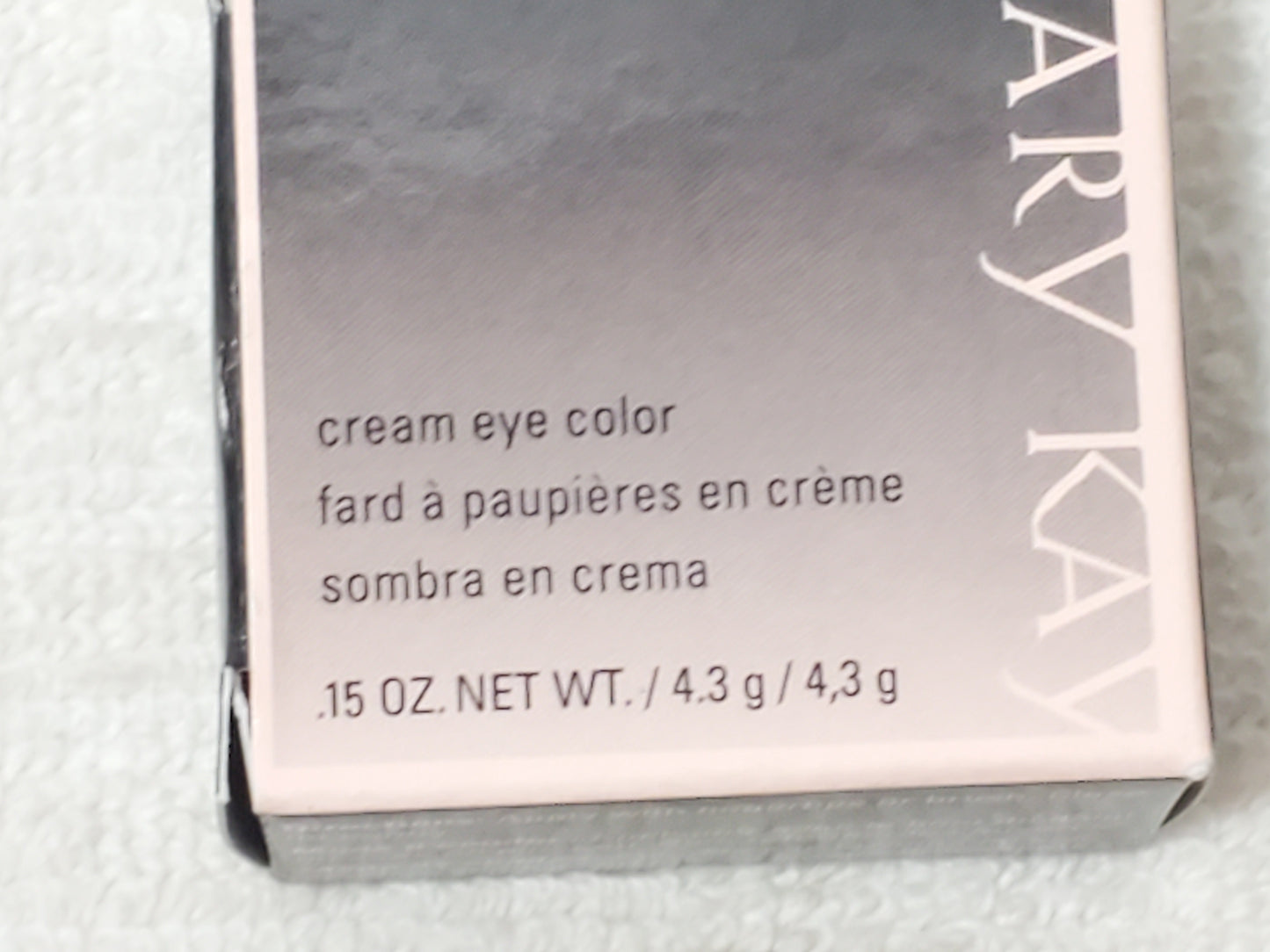 Mary Kay Cream Eye Color Iced Cocoa P/N 025870 Batch Code 4R29 New 0.15 oz Women