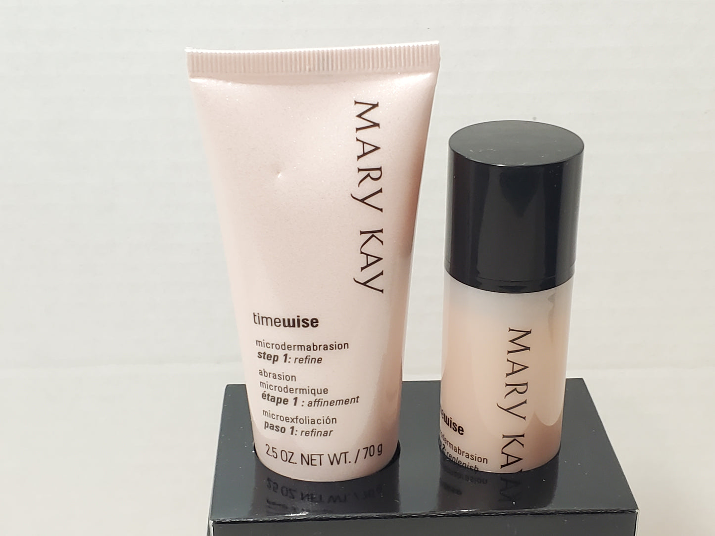 Mary Kay TimeWise Microdermabrasion Set Refine Scrub & Pore Minimizer Serum