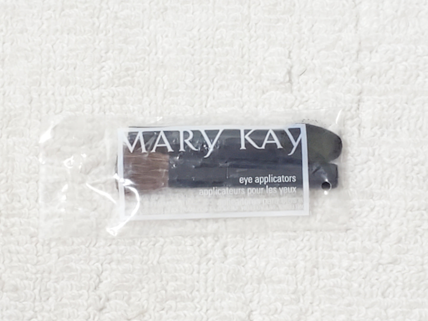 Mary Kay Eye Applicators 2 Piece Set Sponge and Brush Travel Size New Sealed