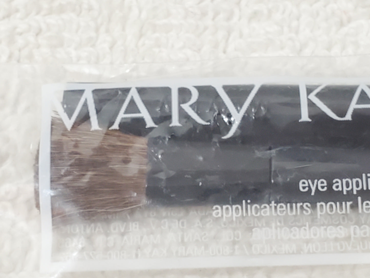 Mary Kay Eye Applicators 2 Piece Set Sponge and Brush Travel Size New Sealed