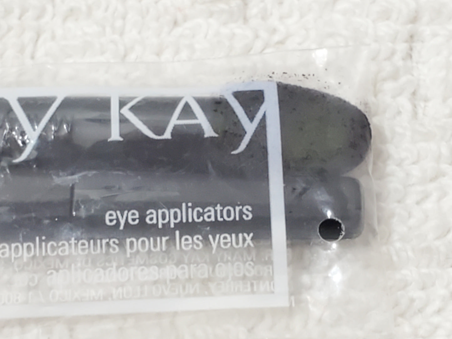 Mary Kay Eye Applicators 2 Piece Set Sponge and Brush Travel Size New Sealed