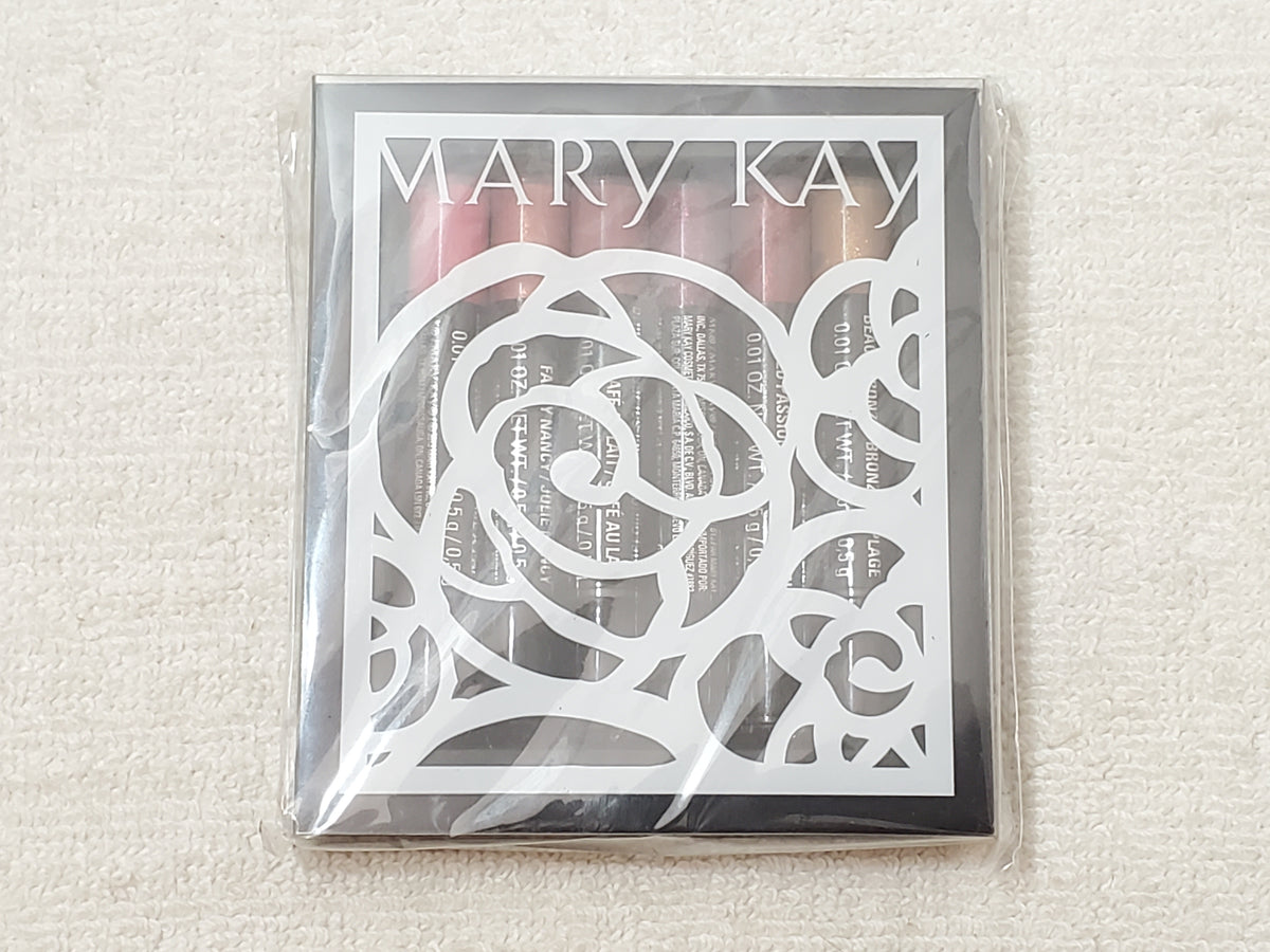 Mary Kay Mini Nourishine Plus Lip Gloss Set 6 Shades New Sealed 0.01 oz / 0.5 g